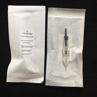 50pcs 600d-G 1RLの永久的な化粧針眉の唇の針のための尾唇の針のペンの入れ墨の針