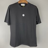 Marca famosa Equipo de algodón T-shirts Camisetas de hombre Pareja de verano Casual Mangas cortas Simple Bordado Moda Top suelto y cómodo