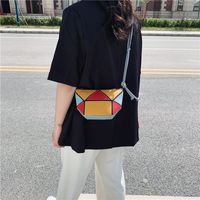 HBP Ins Fashion Stitching Small Female Bags 2021 Summer Net Red Ocean Temperament One-shoulder Messenger Bag Handbag Crossbody