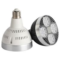 LED PAR30 أضواء الأضواء المصدر 35W المسار لمبة ضوء E27 45W بديل المعادن هاليد مصباح الدافئة الطبيعية الباردة الأبيض 110 فولت 220 فولت