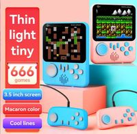 G7 Kids Handheld Video Game Console 3.5 ultra-thin Game Player 666 in 1 Two Gamepad