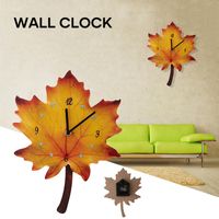 الإبداعية شكل ساعة الحائط الفن الزخرفية فن خشبي شنقا للمنزل نوم صامتة المسح 30 * 22.5 سنتيمتر PI669 ساعات