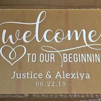 Party Decoration Clear Acrylic Wedding Welcome Sign With Custom Name And Date,Personalized Decor Style Alternative Calligraphy