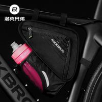 ROCKBROS(Local Delivery)Bicycle Front Frame Triangle Bag Cycling Outdoor Sport Accessories Bike Tube Repair Tool Pouch Ultra-light Saddle Storage Panniers Bags