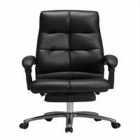 Vardagsrumsmöbler Executive Chair First Leather Boss Seat Business med benstöd kan lovar kontor förtjockad modern minimalistisk