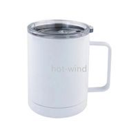 12oz Blank Sublimation Water Mug White Stainless Steel Insul...