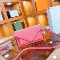 Women' s Leather Envelope Bag Luxurys Designers Handbags...