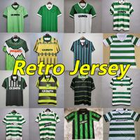 Celtic Retro 01 02 11 Soccer Jerseys Larsson Home 93 95 96 97 98 99 Camicie da calcio Sutton Nakamura Keane Nero 05 06 07 08 80 89 91 92 84 85 Classic Vintage Jersey Uniformi