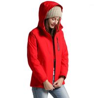 여자 재킷 2022 패션 여름 여성 / 남자 전자 난방 자켓 USB 방수 멀티 컬러 코트 냉각 옷 세트
