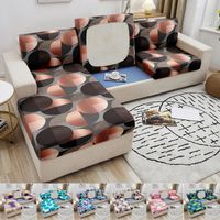 Stoelhoezen Elastische Sofa Zitkussen Cover Stretch Couch SnowCover Geometrische Cirkel Voor Woonkamer Decoratie