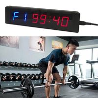 Timers Gym Timer Stopwatch With Remote For Fitness Training Ideal Interval 4XFD