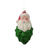 Weihnachtsdekorationen Szene Layout Ornament kleines Geschenk Anhänger Santa Pinecone