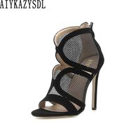 Compre al por mayor Botines De Tacón De Punta Abiertos de bajo precio \u0026 de  calidad con envío gratuito | Es.DHgate