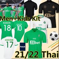 21/22 Maillot como santos etienne futebol jerseys 2021 2022 asse etienne khazri cabella beric nordin hamouma camisas de futebol uniforme
