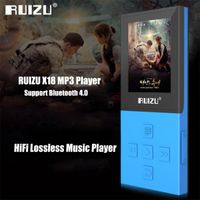& MP4 Players RUIZU X18 HiFi MP3 Player With Bluetooth 8G Portable Audio Support TF Card FM Radio Voice Recorder Video