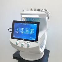 أحدث آلة الوجه HYDRA ذكي الجليد الأزرق RF الأكسجين النفاث تقشير المياه جهاز Hydraface مع تحليل البشرة