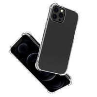 Pour iPhone 12 Mini Pro Max XS 11 Case Clear TPU Soft TPU 1MM Couverture arrière anti-choc de 200pcs / up