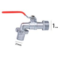 Bathroom Sink Faucets 1 2 ", 3 4", 1 " Garden Faucet Water Tank Hose Connector Adapter Durable Manual Adjust For Home Tools