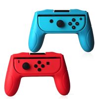 Grips Fodral för Nintendo Switch Joy Con Controller Set med 2 Handtag Comfort Hand Kits Ställ stödhållare Shell Case