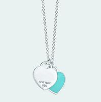 925 collar de plata collar joyería hembra exquisita artesanía con caja clásica collar de corazón al por mayor