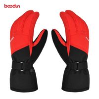 Boodun Professional Ski Gloves Touch Screen Fleece Winter Warm Snowboard Waterproof Motorcycle Thermal Snow gloves 220118