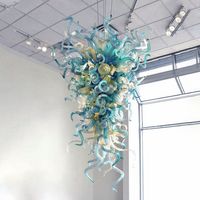 American 100% Mouth Blown Murano Glass Chandelier Lamps Art ...