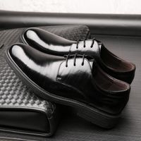 Супер большой размер 37-48 классические черные искусственные кожаные туфли Mend Trend British формальные деловые туфли плюшевые мужские туфли