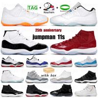 Black Jubileu 25º aniversário mens 11 11s sapatos de basquete criado espaço jam lenda azul tonalidade pinnacle cinza para jumpman homens mulheres sneakers jordan jordan11 jordan11s