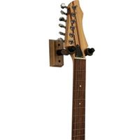 PUNK Acoustic Guitar Wall Mount Hanger Metal Guitar Holder Rack Hook W/ Rubber Sheath Wooden Base for Bass Violin Ukulele1 966 R2