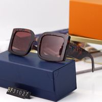 31027H Hohe Qualität Modedesigner Marke Sonnenbrillen für Männer und Frauen Reiseeinkauf UV400 Schutz Retro Shades Pilot