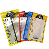 12x21 Kleurrijke Plastic Rits Top Pakkettas voor mobiele telefoon 4.7 tot 6.5 Telefooncase Shell Retail Display Verpakking Pouch Rits Tassen