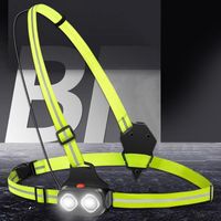 Światła rowerowe Stabilne Daleko Oświetlenie Wodoodporne Super Bright Running Light dla biegaczy