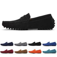 2021 패션 남자 실행 신발 Type18 소프트 블랙 블루 와인 레드 통기성 편안한 소년 트레이너 캔버스 신발 망 스포츠 러너 크기 40-45