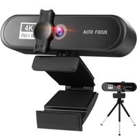 120 ° Live Streaming Widescreen Webcam 4K 2K 2K Full HD Mini fotocamera Autofocus zoom webcams ufficio conferencing PC Telecamere 4 K