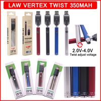 Hukuk Vermex Ön ısıtma VV Pil Alt Büküm 350mAh Vape Kalem Değişken Gerilim USB Şarj Pilleri Kiti için 510 Konu Kalın Yağ Kartuşları