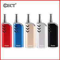ECT MASTER Mod 650mAh Battery Kit Ceramic Coil Preheat VV Adjustable Voltage Batteries 510 Thread With USB Charger 5 Colors Option503M