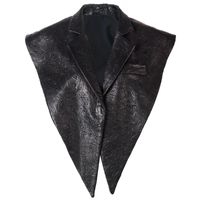 Couro feminino falso yoloagain 2021 design mulheres jaqueta real moda senhoras short blazer