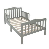 와코 고전적인 디자인 유아 침대 강철 회색, 미니멀리스트 유형 어린이 침대가있는