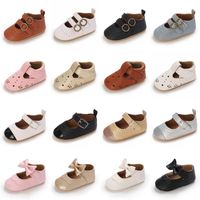 Athletic & Outdoor 2021 Spring Baby Girl First Walk Shoes Moccasins Soft Bottom Rubber Non-slip Toddler Walkers Booties Girls