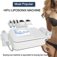Máquinas ultrasónica de liposonix portátil para adelgazar Máquinas de belleza Facial HIFU para apretar la piel Equipo de pérdida de peso ultrasonido