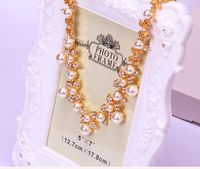 Pendant Necklaces Fashionable versatile South Korean temperament necklace to act the role of pearl contracted collarbone chain female jewelry