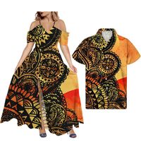 Casual Dresses Hycool Fashion Girl Summer Dress Tribal Gear Design Womens Orange Bodycon Maxi Strap Party Lady Afton Middag