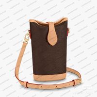 M80874 мини дизайнер женщины помада телефон ключевой чехол сумка подлинный теленок кожаный кошелек сцепление Crossbody сумочка ShoulerBag