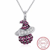 Necklaces and Witch Pendants for Women, Sterling Silver Crystal Swarovski 925, Fashion Silver Gifts Jewelry