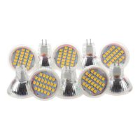 Bulbs 10pcs MR11 GU4 Warm White 3528 SMD 24 LED Home Spotlight Light Lampad Lampadina 1W 12V CNIM