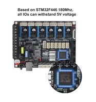 S6 V2.1 32-bitowa płyta sterująca Obsługa 6x sterowników TMC UART / SPI Latający drut złącze XH dla Voron V1.8 V1.9