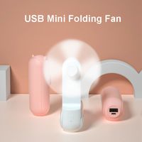 Sommer Kleiner Fan Mini USB Folding Mute Handheld Mobile Elektrische Große Wind Outdoor-Studenten, die Schatz laden