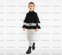 Bébé de luxe Cardigan Cardigan Cloak Sweaters Childrens Design Automne Tricoté Veste à manches longues Taille de l'usure 100-160