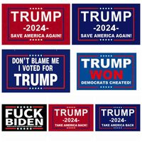 11 Designs 4*6inch Trump 2024 U.S. General Election Car Bumper Flags Stickers House Window Laptop Take America Back Decal Sticker JY0789