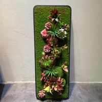 Dekoratif Çiçekler Çelenkler Nordic Ev Duvar Asılı Çiçek Posta Çerçeve Dekor Büyük Yapay Sahte Etli Bitkiler Oturma Odası Estetik Aralık